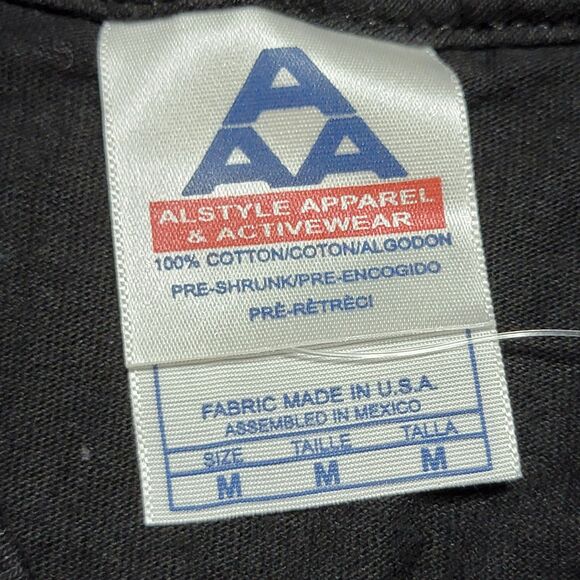 Alstyle Apparel SS Black Unisex Tee Elvis "Viva Las Vegas" - Size Medium NWOT - Picture 5 of 5